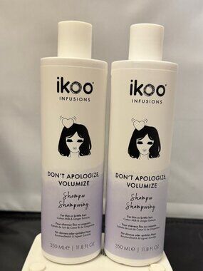 2 bottles - Ikoo Volumizing Shampoo